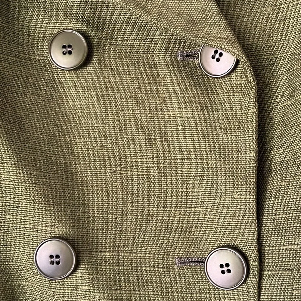 Vintage Christian Dior 2 Olive Green Blazer